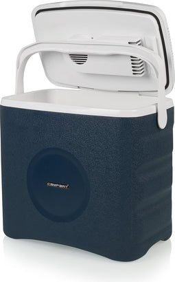Campart Koelbox XL Arendal CB-8630 - 30L - Elektrisch - 12V en 230V - Te gebruiken met USB-powerbank - Blauw