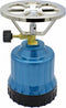 Camping kookstel - kunststof - blauw - incl. 2x gas navulling priktank - 190 gram