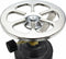 Camping kookstel - kunststof - donkergrijs - incl. gas navulling priktank - 190 gram