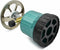 Camping kookstel - kunststof - groen - incl. 2x gas navulling priktank - 190 gram