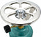 Camping kookstel - kunststof - groen - incl. 2x gas navulling priktank - 190 gram