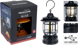 Camping Lamp Usb Rechargeable Black.