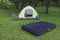 Camping luchtbed met voetpomp 191x137x28 cm