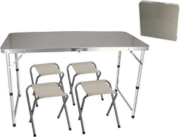 Camping zitgroep 5 delig aluminium opvouwbaar