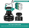 Campinglamp en Ventilator - Kampeerlamp - Tentlamp - Kleine Ventilator Batterij - Tent Verlichting - Zwart