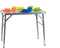 Campingtafel - opklapbaar - 75 x 55 x 70 cm - compact - met handvat
