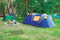 Campingtafel - opklapbaar - 75 x 55 x 70 cm - compact - met handvat