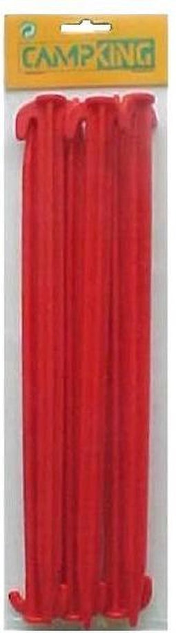 Campking Tentharing Kunststof - 30 cm - 6 stuks