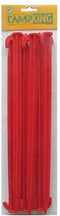 Campking Tentharing Kunststof - 30 cm - 6 stuks