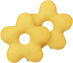 CAMPONULA - Sierkussen set van 2 - Geel - Teddystof