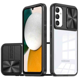 Camslider Backcover voor de Samsung Galaxy A34 (5G) - Zwart
