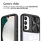Camslider Backcover voor de Samsung Galaxy A34 (5G) - Zwart