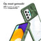 Camslider Backcover voor de Samsung Galaxy A52(s) (5G/4G) - Donkergroen
