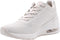 Skechers Million Air - Elevated Air Dames Sneakers - Hoge sneakers - Gebroken wit - Maat 36