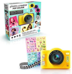 Canal Toys - Photo Creator - Pop digitale camera gele kleur - Inclusief 32GB SD-kaart