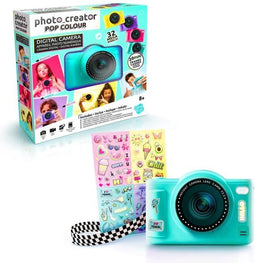 Canal Toys - Photo Creator - Pop Digitale Camera Kleur Groen - Inclusief 32GB SD-kaart