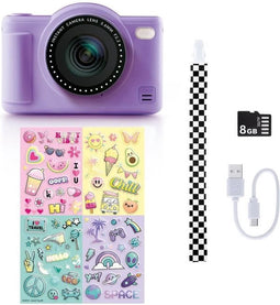 Canal Toys - Photo Creator - Pop Digitale Camera Kleur Paars - Inclusief 32GB SD-kaart
