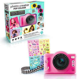 Canal Toys - Photo Creator - Pop digitale camera roze kleur - Met 32GB SD-kaart inbegrepen