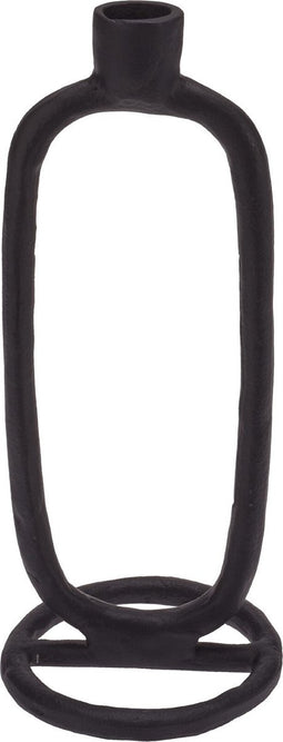 Candle Holder 24 cm Zwart