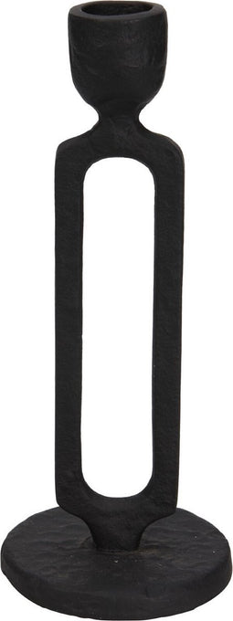 Candle Holder 8X20 cm Zwart