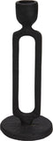 Candle Holder 8X20 cm Zwart