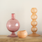 Candle holder Candy Apricot Nectar Apricot nectar / Recycled glass