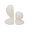 Candle holder Chou, set of 2 White / Ecomix
