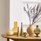 Candle holder Clessidra, M Gold / SS