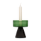 Candle holder Cody Watercress Green / Recycled glass