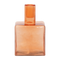 Candle holder Cubico Pumpkin Orange / Recycled glass