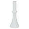 Candle holder Leonora, S White / Recycled glass