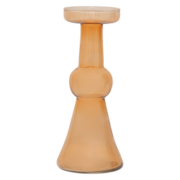 Candle holder Mera Apricot Buff Apricot buff / Recycled glass