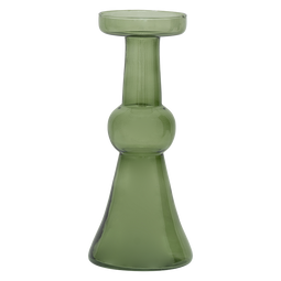 Candle holder Mera Hedge Green Green / Recycled glass