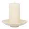 Candle holder Nuria White / Aluminium