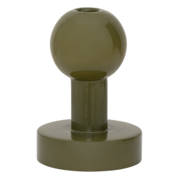 Candle holder Pallo A Olive green