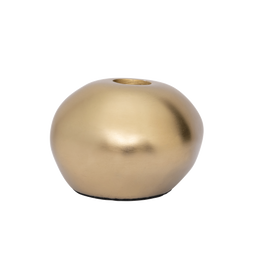 Candle holder Pietra Gold / Cast aluminium
