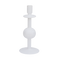 Candle holder recycled glass Bulb, 30cm White co / Recycled glass