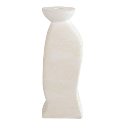 Candle holder Sassi, B White / Ceramic
