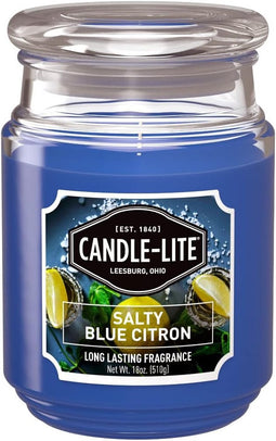Candle Lite - Salty Blue Citron - Geurkaars