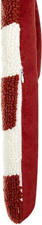 CANDY CANE - Sierkussen set van 2 - Rood/Wit - 25 x 55 cm - Polyester