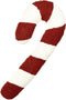 CANDY CANE - Sierkussen set van 2 - Rood/Wit - 25 x 55 cm - Polyester