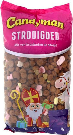 Candyman strooigoed - mix van kruidnoten en snoep - 3 kg