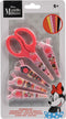 Canenco Minnie Mouse Kartelschaar met 5 Kartelbladen