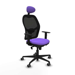 Bureaustoel met hoofdsteun Piqueras y Crespo 1D036G1 Lila