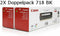 Canon 718 Tonercartridge - Zwart / 2 stuks