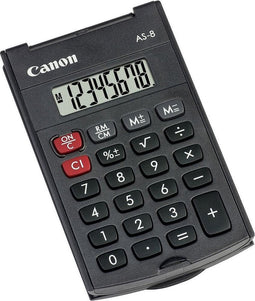 Canon AS-8 Pocket Rekenmachine met display Grijs