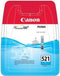 Canon CLI-521C - Inktcartridge / Cyaan