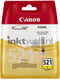 Canon CLI-521Y Inktcartridge - Geel