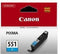 Canon CLI-551C - Inktcartridge / Cyaan