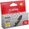 Canon CLI-551XLY - Inktcartridge / Geel / Hoge Capaciteit